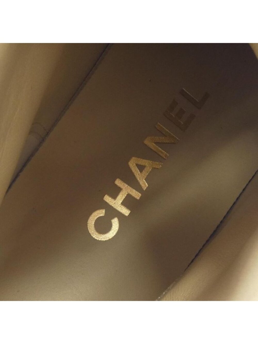 Chanel Sneakers Black 36 Beige - Picture 6 of 6